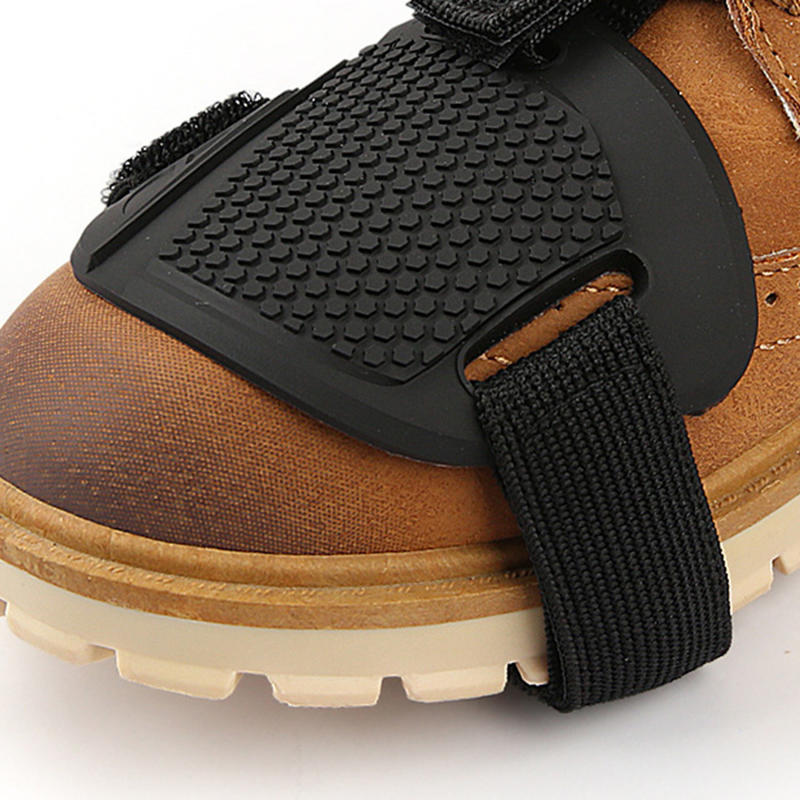 Motorcycle Gear Boots - แผ่นยางกันลื่นสำหรับรองเท้าขี่มอเตอร์ไซค์ 1/2 ชิ้น อุปกรณ์ป้องกันรองเท้าสำหรับขี่มอเตอร์ไซค์ ปั่นจักรยาน แข่งรถบนถนน