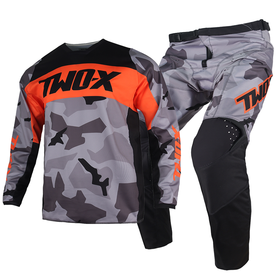 Motorcycle Gear Bundle - ชุดอุปกรณ์มอเตอร์ครอสสำหรับเด็ก New Two-X Youth Motocross 180