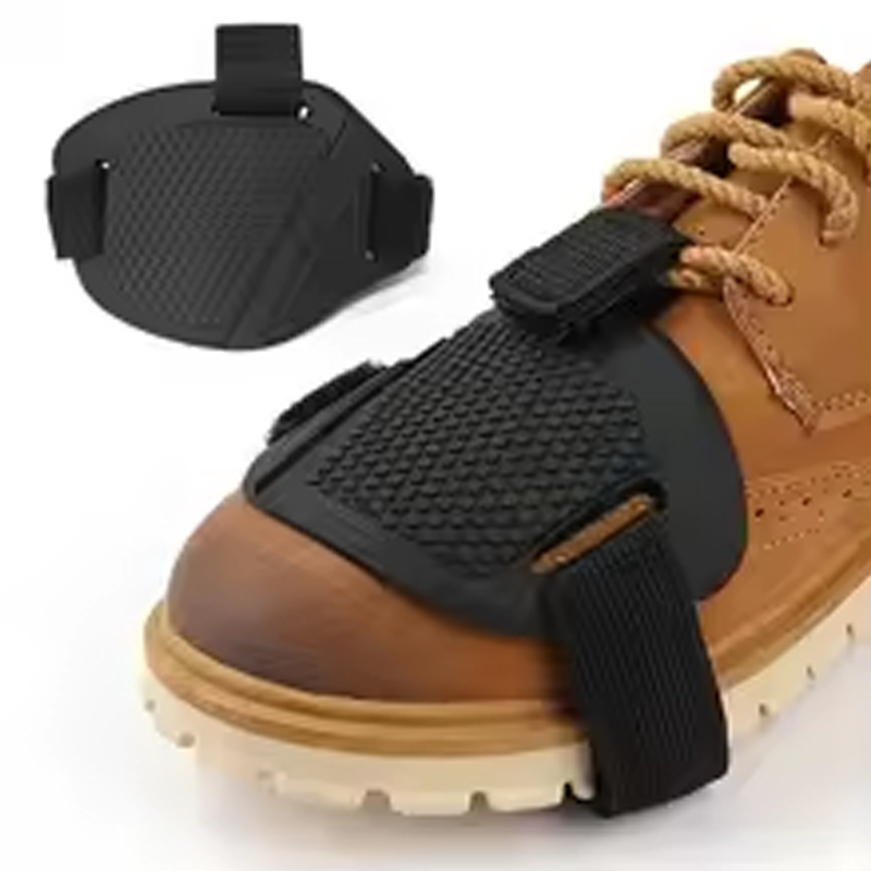 Motorcycle Gear Boots - แผ่นรองเปลี่ยนเกียร์มอเตอร์ไซค์กันน้ำ ป้องกันการสึกหรอ ปลอกหุ้มรองเท้าบูท อุปกรณ์เสริมสำหรับขี่มอเตอร์ไซค์และมอเตอร์ครอส