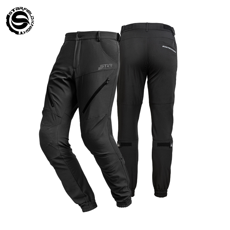 Motorcycle Gear Jeans - กางเกงขี่มอเตอร์ไซค์ผู้ชาย SFK รุ่นระบายอากาศสำหรับฤดูร้อน สีดำ ผ้ากันน้ำแบบใหม่ พร้อมอุปกรณ์ป้องกัน