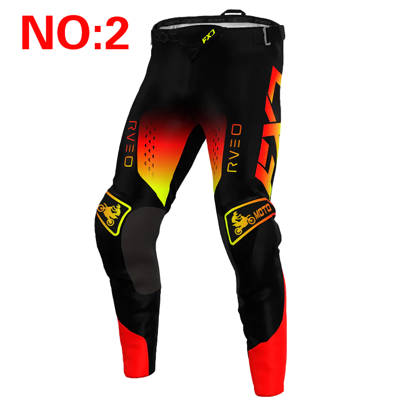 กางเกงวิบากสีแดงเด็กวัยรุ่นผู้ - Motorcycle Gear Bundle บทวิจารณ์และราคา