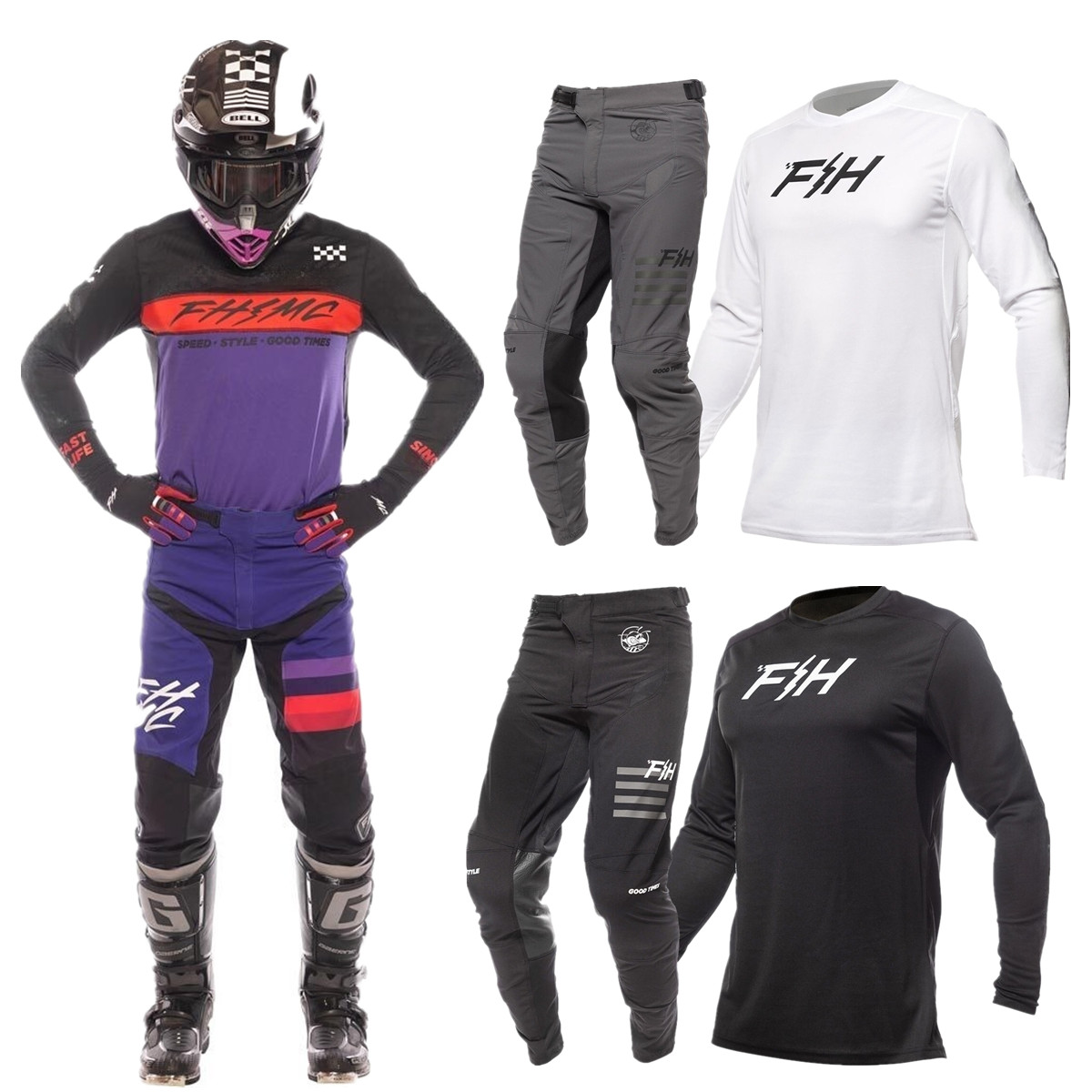 ชุดอุปกรณ์มอเตอร์ครอส FH ปี 20 - Motorcycle Gear Bundle บทวิจารณ์และราคา