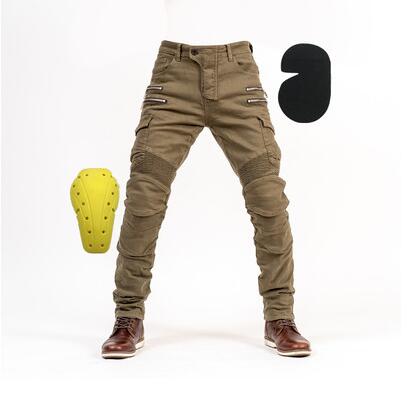รถจักรยานยนต์ขี่กางเกงกางเกงยี - Motorcycle Gear Jeans บทวิจารณ์และราคา