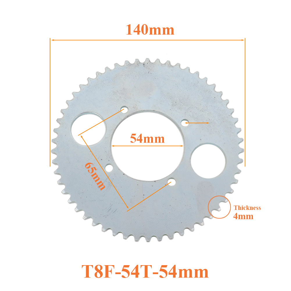 แผ่นโซ่ T8F 54T ขนาด 54 มม. 54 - Motorcycle Gear Bundle บทวิจารณ์และราคา