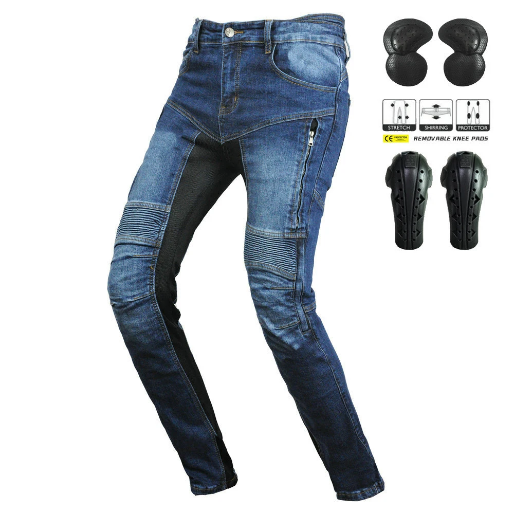 กางเกงยีนส์มอเตอร์ไซค์ ระบายอา - Motorcycle Gear Jeans บทวิจารณ์และราคา