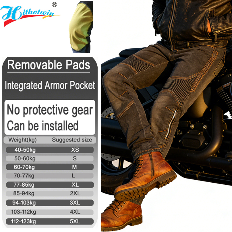 กางเกงยีนส์เคฟลาร์สำหรับผู้ชาย - Motorcycle Gear Jeans บทวิจารณ์และราคา